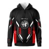 Alfa Romeo Sublimation Long Sleeve Hoodie Sweatshirt Blouse Racing Motorsport