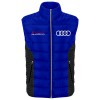 Auto Car Blue Gilet, Sleeveless Vest Racing, Motorsport Graphic German Automotive 002