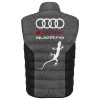 Auto Car Gray Gilet, Sleeveless Vest Racing, Motorsport Graphic German Automotive 005