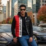 Auto Car Gilet, Sleeveless Vest Racing, Motorsport Graphic German Automotive 007