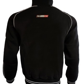 Auto Sport RS Quattro Fleece Jacket Embroidered Logos Racing Sweatshirt Fleece Top