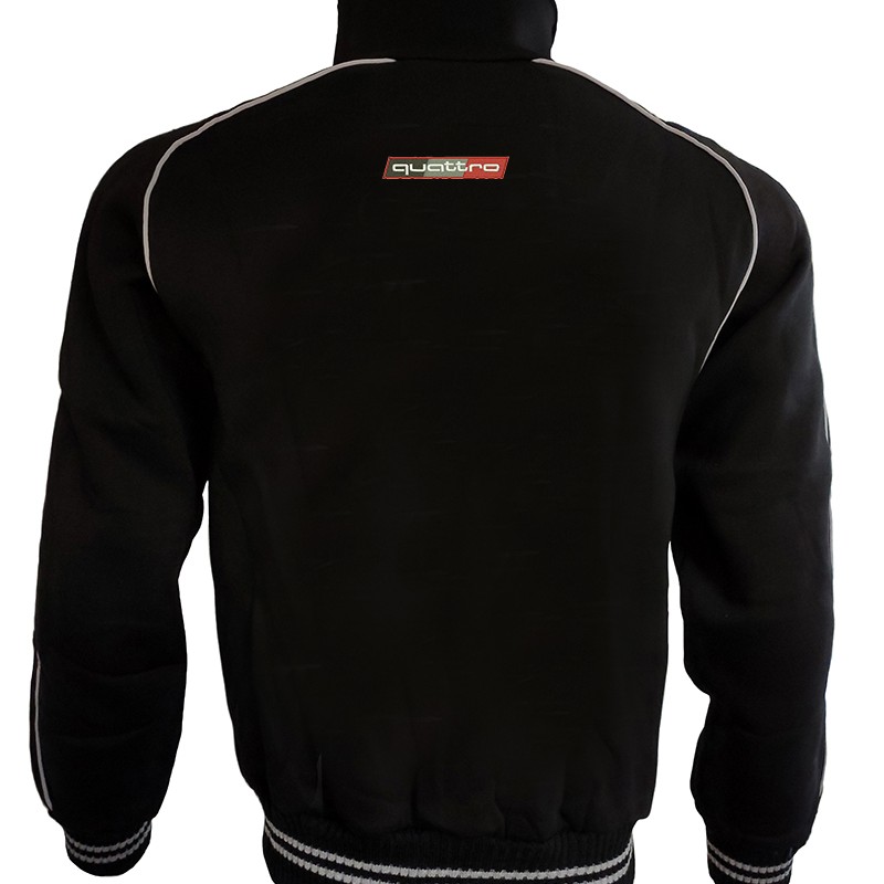 Auto Sport RS4 Quattro Fleece Jacket Embroidered Logos Racing Sweatshirt Fleece Top