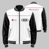 Auto Sport RS Car Outer Jacket Bomber Embroidered Logos Racing Driver Apparel
