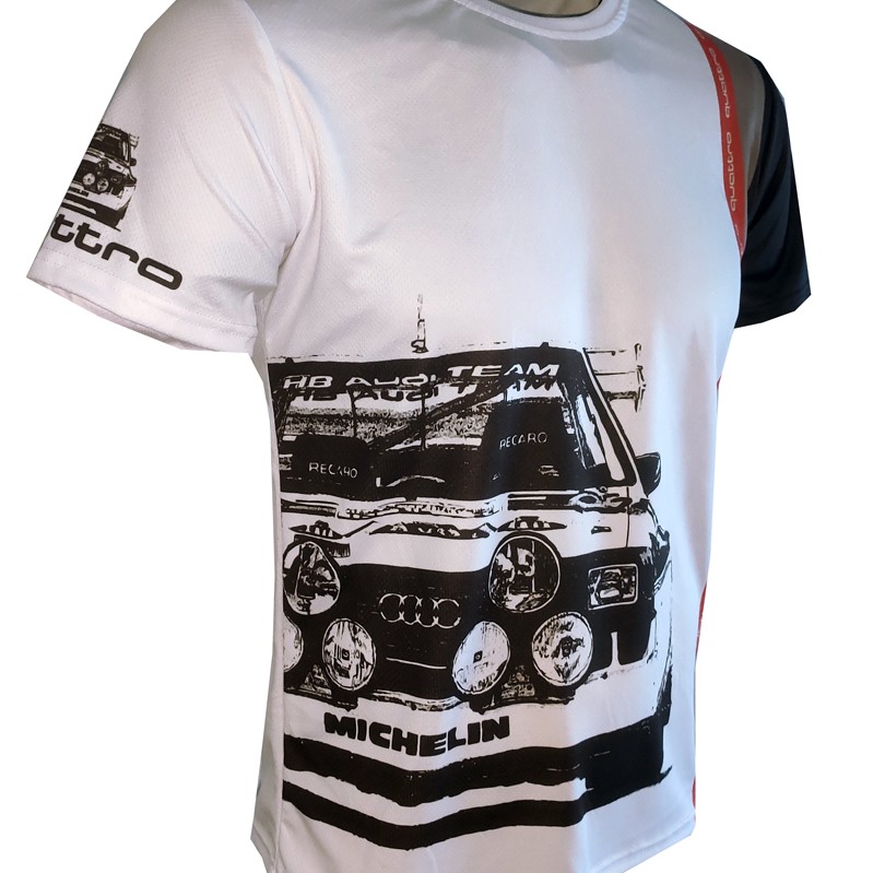 Auto Car Motorsport T-shirt / German Car Rally Racing Enthusiast Tee 002