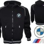 German //Mpower Auto Car Fleece Jacket With Hood Embroidered Logos Racing Sweatshirt