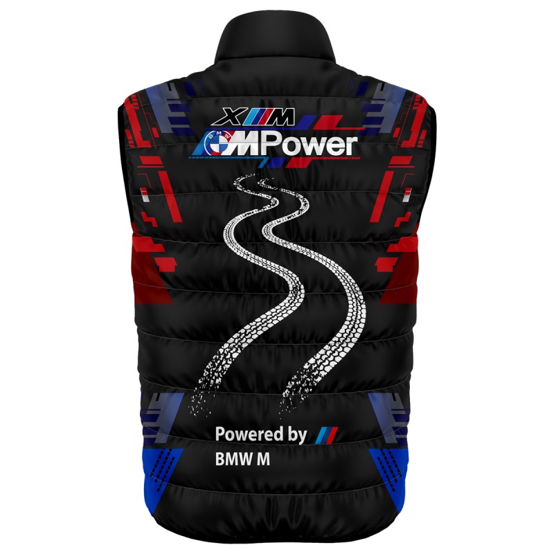 German X //M Auto Car Gilet, Sleeveless Vest Racing, Motorsport Graphic Print Design