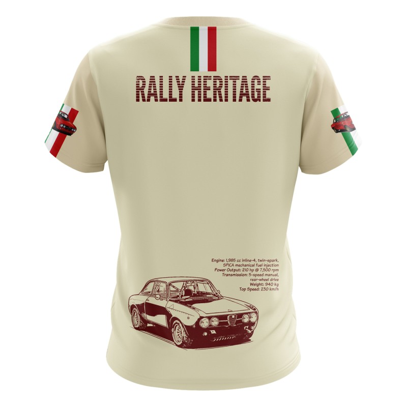 Alfa Romeo Giulia 1750 T-shirt–Italian Car Enthusiast Tee