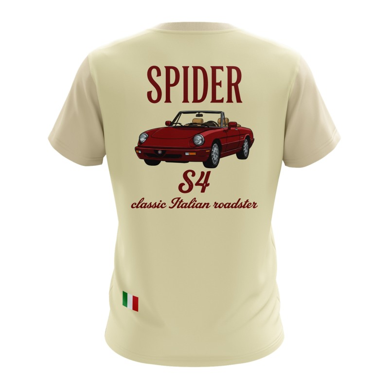 Alfa Romeo Spider S4–Italian Car Enthusiast Tee