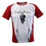 Alfa Romeo Graphic T-shirt White And Red–Italian Car Enthusiast Tee
