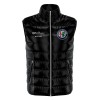 Alfa Romeo Black Gilet, Sleeveless Vest Racing, Motorsport Graphic Print Design