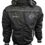 Alfa Romeo Outer Jacket With Removable Hood Embroidered Logos Racing Car Driver Apparel