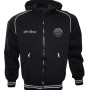 Alfa Romeo Fleece Jacket With Hood Embroidered Logos Racing Sweatshirt Fleece Retro